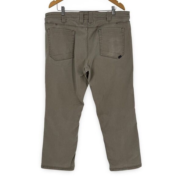 5.11 Tactical Men's Defender Flex Straight Pants in Khaki | Size 40 - Picture 4 of 8